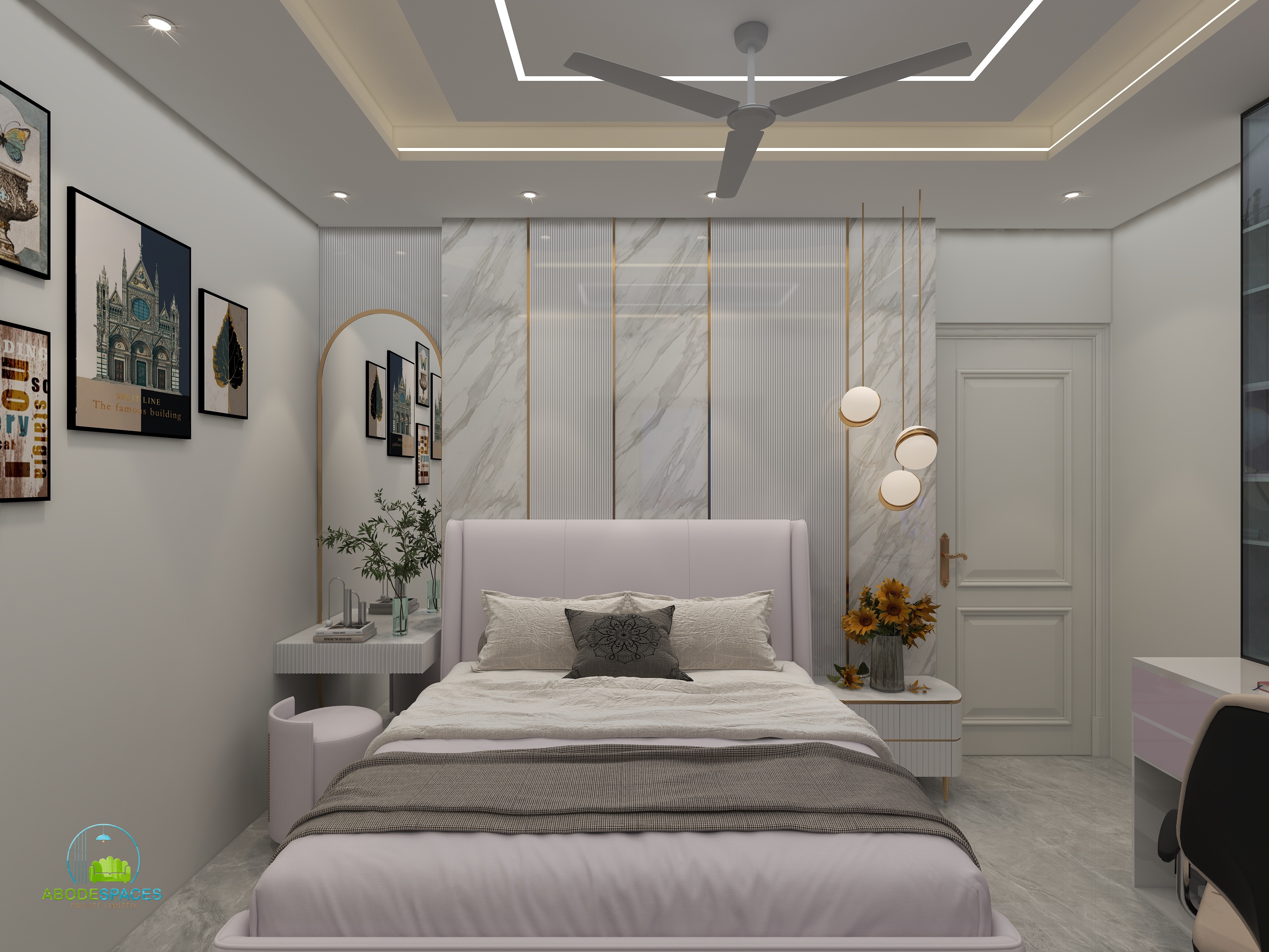 Modern Contemporary 3 bhk walkthrough